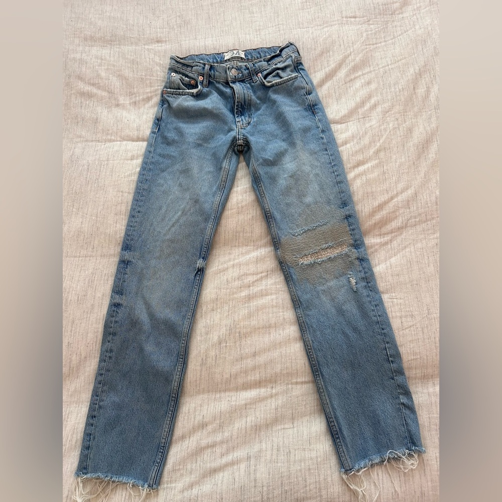 We the Free / Free People Distressed Denim - Boot Cut Women’s Jeans